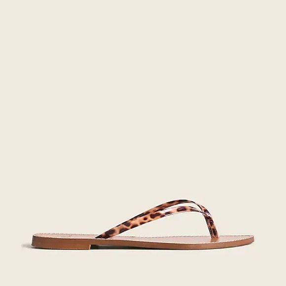 J Crew Capri sandals with faux-tortoise strap NWT - Picture 3 of 7